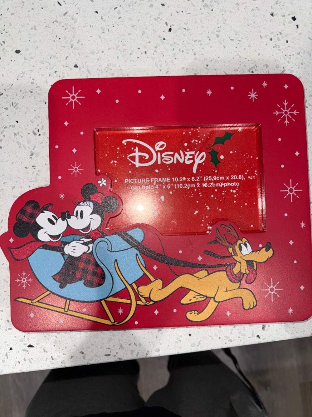 Disney Christmas PopCreations 4x6 photo frame